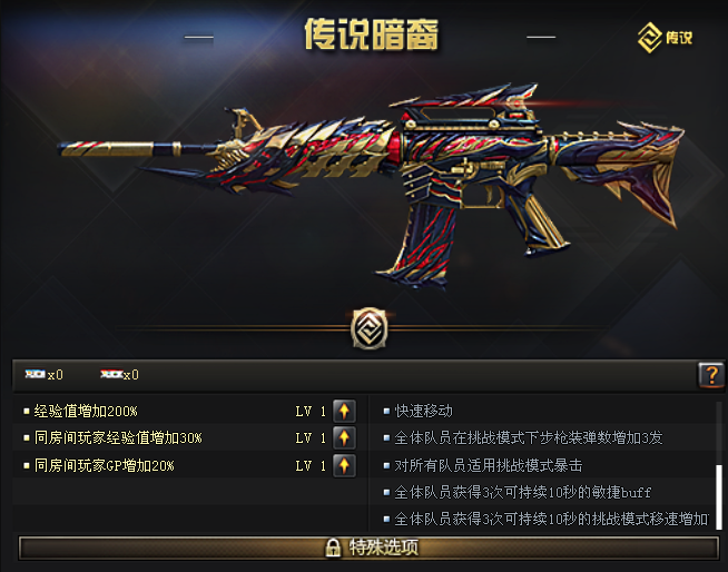 CF传说暗裔强度测评