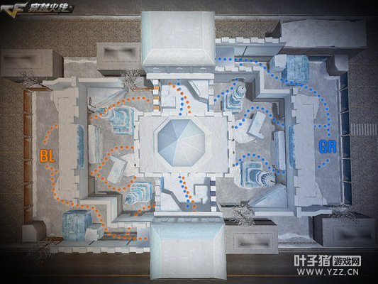 CF3月新版本爆料 首张场景破坏团竞地图上线